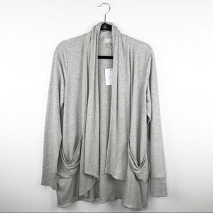 NWT ryllace ultra‎ soft cardigan sweater gray women’s plus size 1x